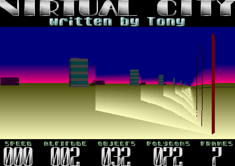 Virtual City [Falcon030] atari screenshot